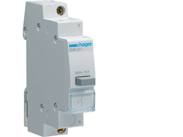 Hager SVN311, 16 A, IP20, -20 - 50 °C, -40 - 80 °C, 17,5 mm, 83 mm