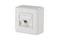 Miniatyrbild 3 av 5: METZ CONNECT 1309110002-E, RJ-45, 6a, Vit, 85 mm, 43 mm, 85 mm