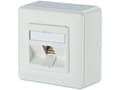 Miniatyrbild 4 av 5: METZ CONNECT 1309110002-E, RJ-45, 6a, Vit, 85 mm, 43 mm, 85 mm