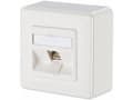Miniatyrbild 5 av 5: METZ CONNECT 1309110002-E, RJ-45, 6a, Vit, 85 mm, 43 mm, 85 mm