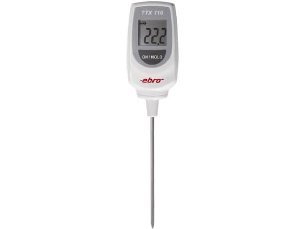 ebro TTX 110 Termometer (HACCP) Mätområde temperatur -50 till 350 °C Sensortyp T Överensstämmer med HACCP (livsmedelssäkerhet)