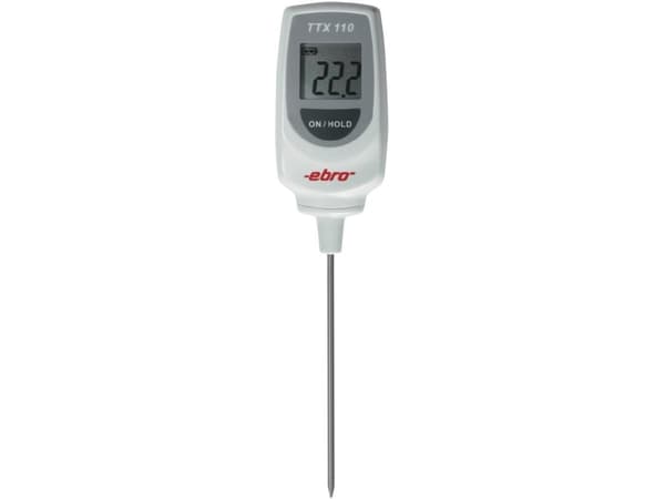 ebro TTX 110 Termometer (HACCP) Mätområde temperatur -50 till 350 °C Sensortyp T Överensstämmer med HACCP (livsmedelssäkerhet)
