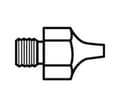 Miniatyrbild 3 av 3: Weller DS 111 Sugmunstycke för lödning Spetsstorlek 0,7 mm Spetslängd 18 mm Innehåll 1 st