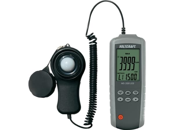 LED- /lux-kniv MS-200 LED VOLTCRAFT MS-200LED Kalibreret Fabriksstandard