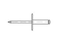 Miniatyrbilde 4 av 4: TOOLCRAFT 160168 Åben blindnitte (Ø x L) 4.8 mm x 10 mm Aluminium Stål 250 stk