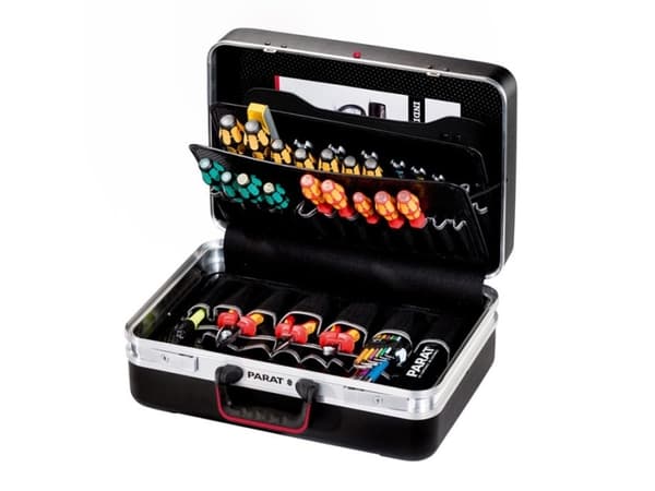 PARAT CLASSIC BARREL LOCK PLUS - Hard eske for verktøy - aluminium, conpearl, X-ABS plastic - svart