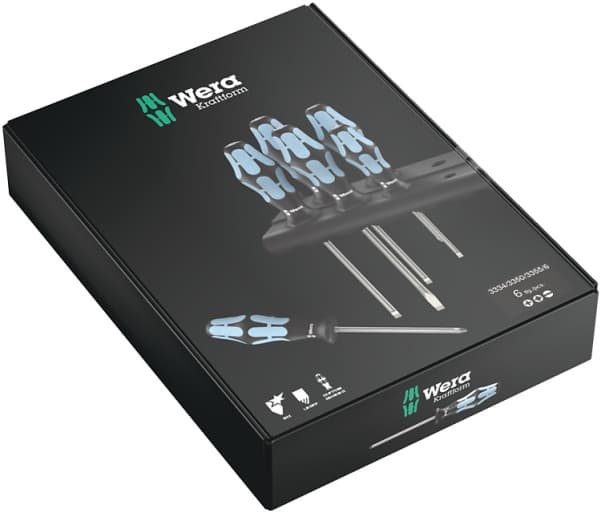 Wera 3334/3350/3355/6, 210 mm, 55 mm, 285 mm, 655 g, Laatikko
