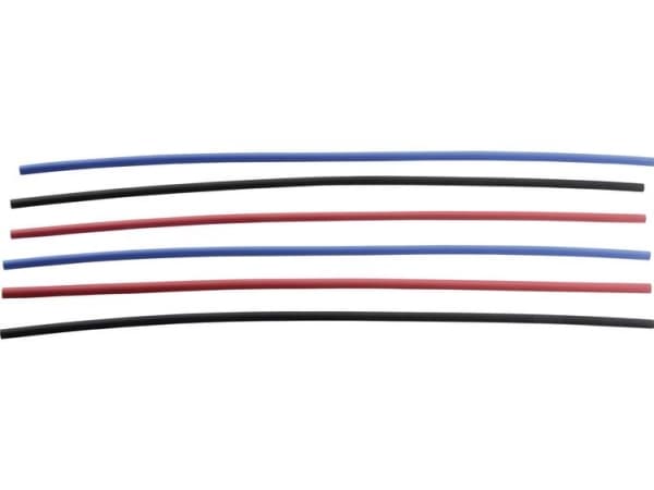Dsg Canusa 8014060000 Heat Shrink Tubing Assortment Black, Red, Blue 6mm