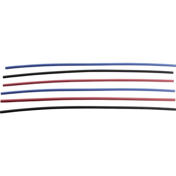 Dsg Canusa 8014060000 Heat Shrink Tubing Assortment Black, Red, Blue 6mm