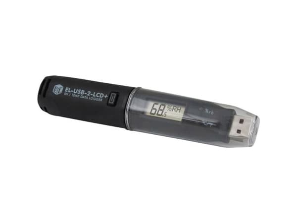 Lascar Electronics Multi-Data Logger Easylog Målt variabel temperatur, fuktighet -35 til 80 °C 0 til 100 % RF (EL-USB-2-LCD+)