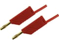 Pikkukuva 2 / 5: SKS Hirschmann MLN 50/2,5 RT Prøveledning [Lamelstik 4 mm - Lamelstik 4 mm] 0.50 m Rød