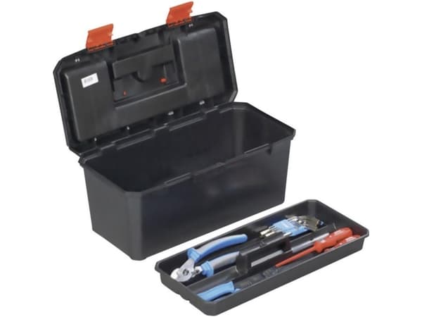 Alutec 56270 Værktøjskasse uden udstyr Plastic Sort, Orange