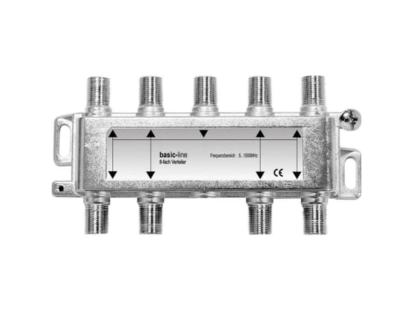 Kabel-TV-distributör Renkforce 11046C5E 8-faldig 5 - 1006 MHz