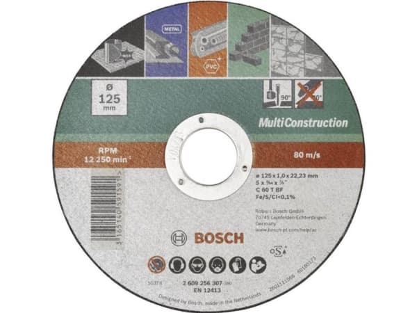 Bosch Tillbehör ACS 60 V BF 2609256306 Skärskiva rak 115 mm 22.23 mm 1 st
