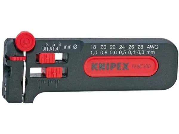 Knipex 12 80 100 SB, 34 g, Grå, Röd