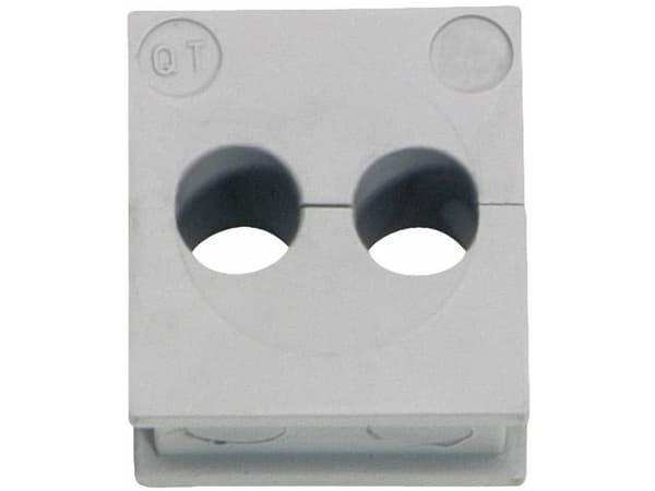 Icotek Qt 2/5 Cable Entry Terminal Ø Max.: 5 Mm Elastomer Gray 1 Pcs