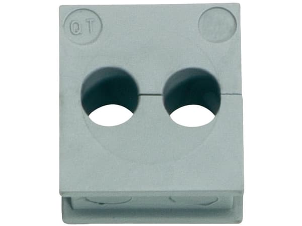 Icotek Qt 2/5 Cable Entry Terminal Ø Max.: 5 Mm Elastomer Gray 1 Pcs