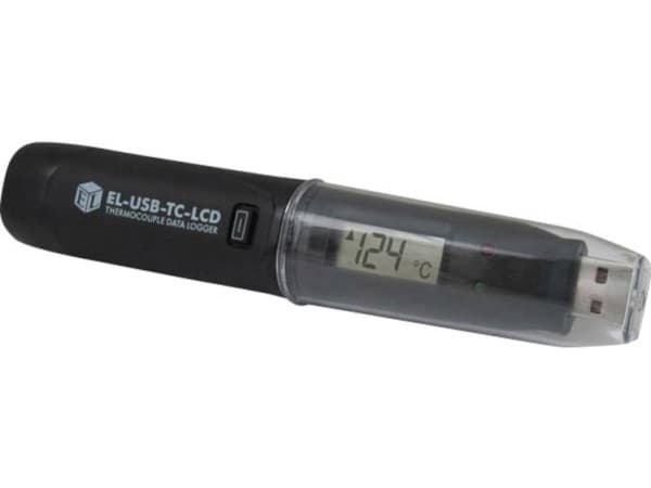 Lascar Electronics EL-USB-TC-LCD EL-USB-TC-LCD Lämpötilatietojen kirjauslaite Mittauslämpötila -200 - 1350 °C