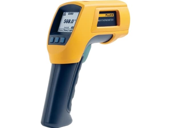 Fluke 568, F, °C, -40 - 800 °C, Sort, Gult, -40 - 1472 °F, 500 ms, 1,9 cm