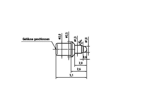 PTR 5099-D-2.0N-AU-1.0C Precisionssond