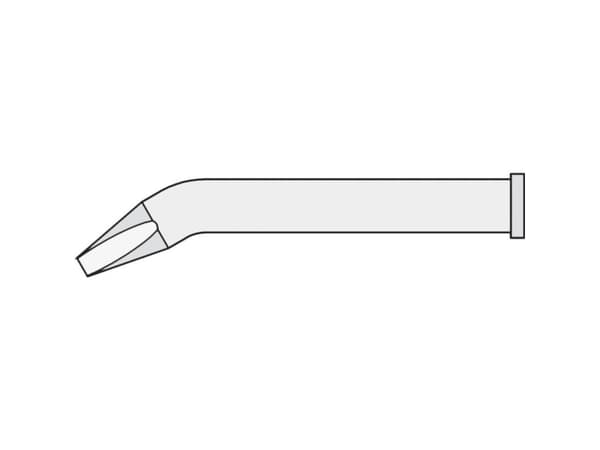 Weller XT BX 30°, Loddespiss, Weller, WXP 120/ WP 120, Sølv, 1 stykker, 2,4 mm