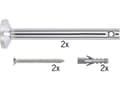 Pikkukuva 5 / 5: Paulmann 178.24, Kromi, Metalli, 1,6 cm, 165 mm, 6 kpl