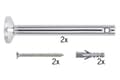 Pikkukuva 1 / 5: Paulmann 178.24, Kromi, Metalli, 1,6 cm, 165 mm, 6 kpl