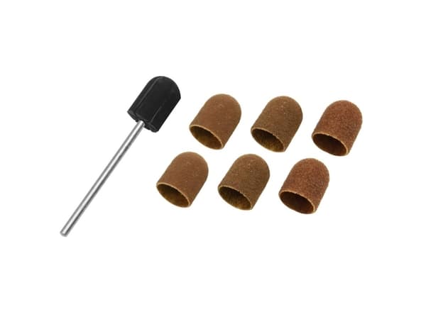 Donau Elektronik 1628 Schleifkappen sæt 6PC. Ø 10 mm med støtte Diameter 10 mm 1 Set