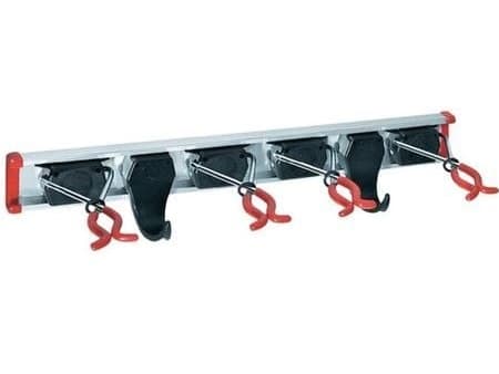 Bruns 60457 Udstyrsholdeskinne 4 holdere + 2 kroge
