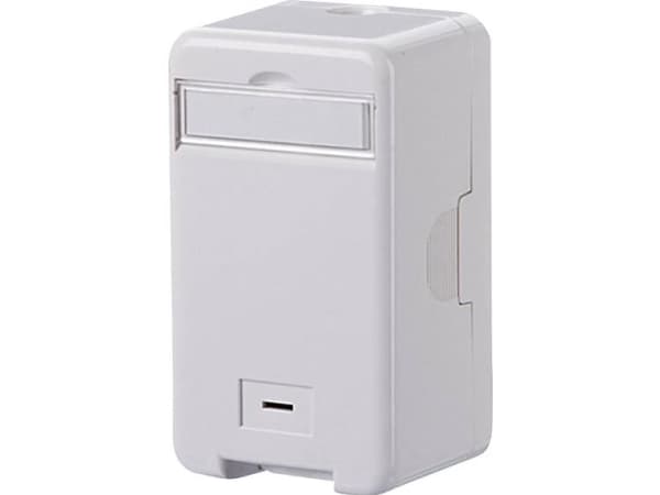 METZ CONNECT 1309140002KE, Harmaa, Tavanomainen, Kiiltävä, Keystone-moduuli, 1 kpl