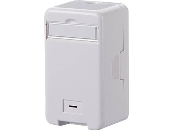 METZ CONNECT 1309140002KE, Harmaa, Tavanomainen, Kiiltävä, Keystone-moduuli, 1 kpl