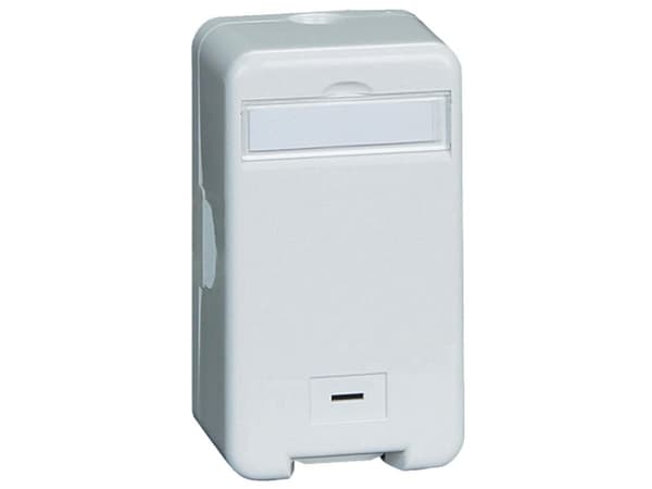 METZ CONNECT 1309140002KE, Harmaa, Tavanomainen, Kiiltävä, Keystone-moduuli, 1 kpl