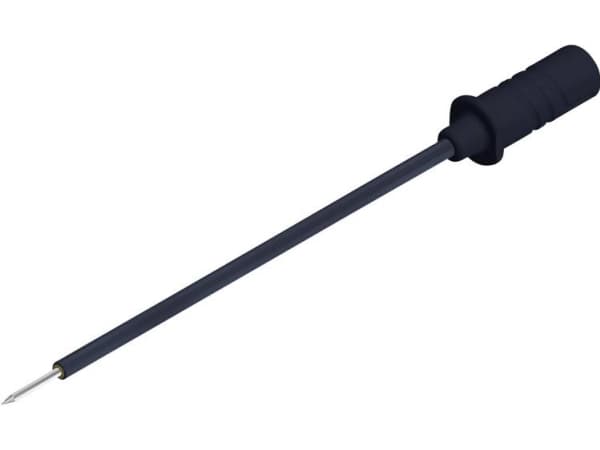 SKS Hirschmann MICRO-PRUEF MPS 2/064 FT SW Probe Stik: 0,64 mm CAT I Sort