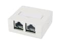 Miniatyrbild 2 av 5: Telegärtner J00023A0056, RJ-45, Vit, 57 mm, 53 mm, 23,3 mm, 50 g