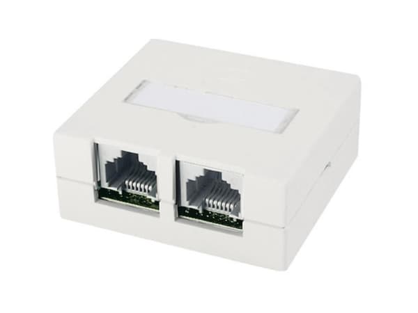 Telegärtner J00023A0056, RJ-45, Vit, 57 mm, 53 mm, 23,3 mm, 50 g