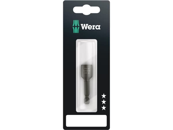 Wera 869/4 M SB, 1 styck, Hexagonal, 25,4 / 4 mm (1 / 4"), Svart, ISO 1173-F, 50 mm