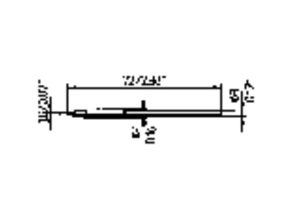 Ersa 212 ED LF Loddespids Mejselform Spidsstørrelse 1.8 mm Indhold 1 stk