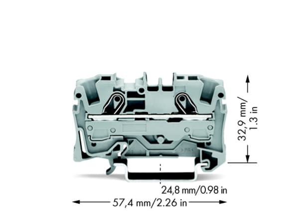 Wago 2006-1201, 7,5 mm, 57,5 mm, 32,9 mm, 800 V