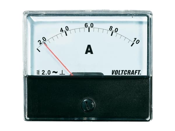 VOLTCRAFT AM-70X60/10A AM-70X60/10A Installationsmåleapparat AM-70X60/10A 10 A Blødt jern