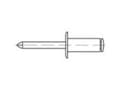 Miniatyrbilde 3 av 4: TOOLCRAFT 160002 Åben blindnitte (Ø x L) 5 mm x 8 mm Rustfrit stål Stål 500 stk