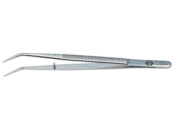 C.K T2314 Præcisionspincet Spids, bøjet, fin 150 mm
