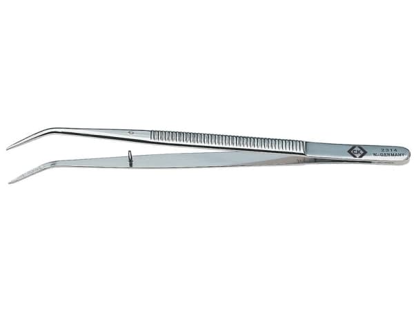 C.K T2314 Præcisionspincet Spids, bøjet, fin 150 mm