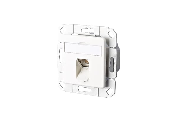 METZ CONNECT 1307371102-I, RJ-45, Pärlemorfärgad, Vit, 69,9 mm, 39,5 mm, 69,9 mm Vit