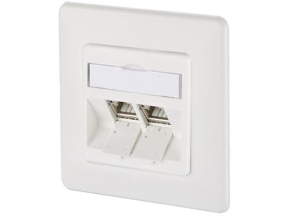 METZ CONNECT 130B12D21002-E, RJ-45, 6a, -40 - 70 °C, Valkoinen, Terästä, Sinkki, IPX2