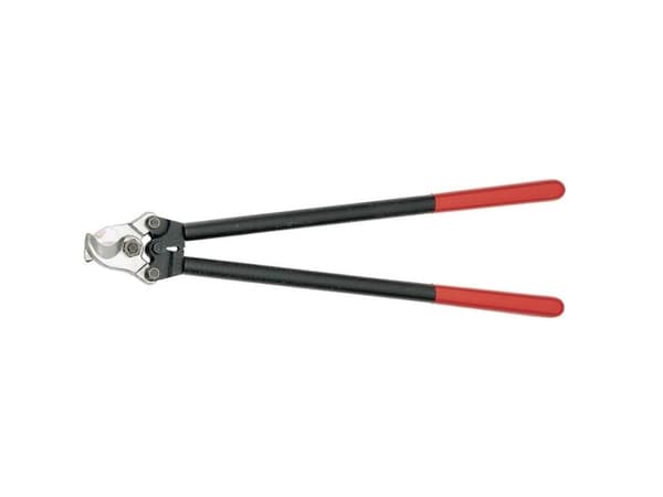 Knipex 95 21 600, Handdriven kabelavbitare, Röd, Stål, Svart, Rostfritt stål, 2,7 cm, Tyskland