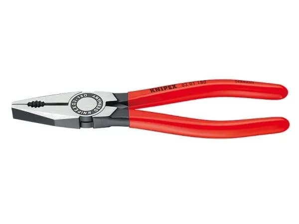 Knipex 03 01 180, Kombinasjonstang, 1,6 cm, Stål, Plast, Rød, 180 mm