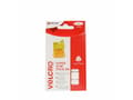 Pikkukuva 1 / 5: VELCRO® VEL-EC60212 Burrebånd ellipse til fastlimning Burrebånd statisk loop del (L x B) 35 mm x 12 mm Hvid 18 stk
