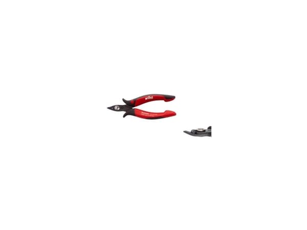 Wiha Z 40 1 03, Avbitartång, 1 mm, Stål, Svart, Röd, 128 mm, 70 g