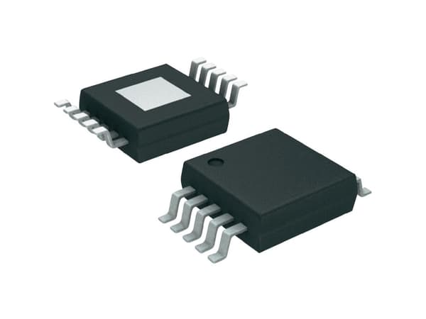 Microchip Technology MCP4728-E/UN Uppsättning av dataloggnings-IC - MSOP-10 digital-analog omvandlare (DAC)