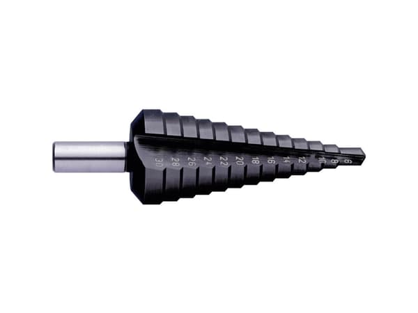 Exact 50068 HSS Porakone 6 - 30 mm TiAIN Kokonaispituus 98 mm 3-teräinen kahva 1 kpl